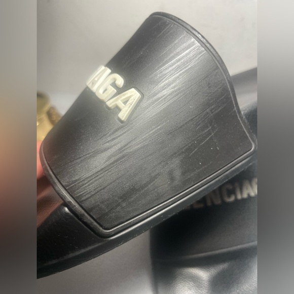 BALENCIAGA shoes / BALENCIAGA Pool side sandals sz 10 made in italy - Picture 8 of 12